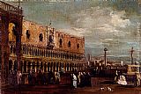 South Wall Art - Venice, A View Of The Piazzetta Looking South With The Palazzo Ducale